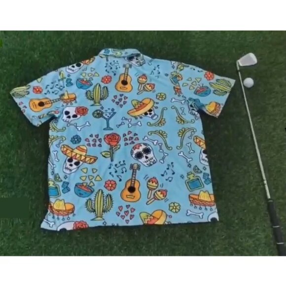 Women's golf polo Fiesta Time Polo, Large - Picture 6 of 8